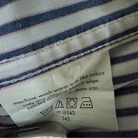 MICHAEL KORS BUTTON DOWN REGULAR FIT MEN'S LONG SLEEVE DRESS SHIRT LRG (16)34/35 - Picture 11 of 16